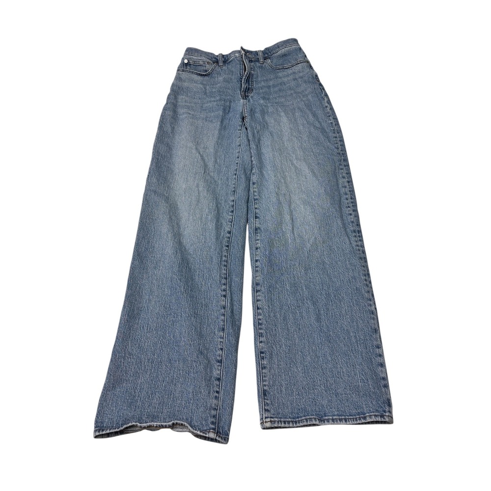 Madewell The Perfect Vintage Wide-Leg Jean Womens 28X32 Light Wash Blue